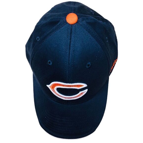 Chicago Bears Embroidered Gem Ventilating Eyelets Flex Hat - Picture 2 of 7